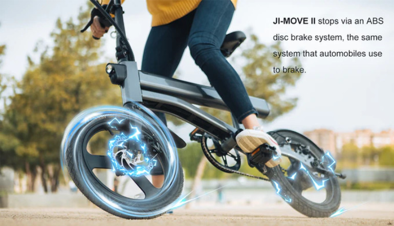 Ίσως, το μοναδικό ποδήλατο στην κατηγορία του με σύστημα ABS στα φρένα.