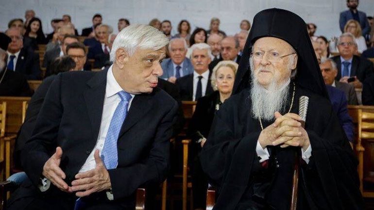 Τηλεφωνική επικοινωνία Πρ. Παυλόπουλου με τον Οικουμενικό Πατριάρχη Βαρθολομαίο