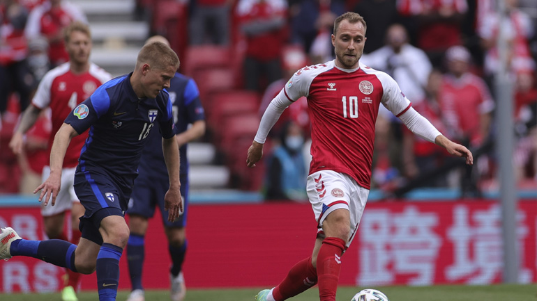 Δανία-Φινλανδία: Ο Κρίστιαν Έρικσεν αναδείχθηκε «Man of the Match»