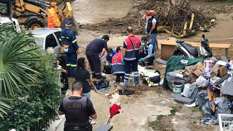 Θεσσαλονίκη: Νεκρός άνδρας που παρασύρθηκε από χείμαρρο