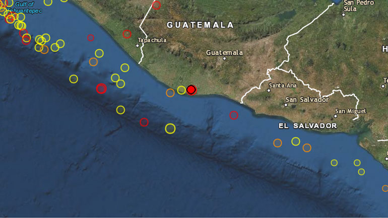Σεισμός 5.4 Ρίχτερ στην Γουατεμάλα