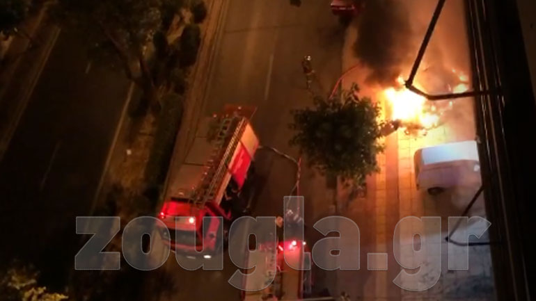 Βίντεο-ντοκουμέντο από τον εμπρησμό των αυτοκινήτων της ACS Βίντεο-ντοκουμέντο από τον εμπρησμό των αυτοκινήτων της ACS