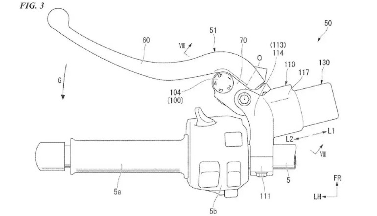 Ένα από τα σχέδια που κατάθεσε η Honda με τον ηλεκτρονικό συμπλέκτη.