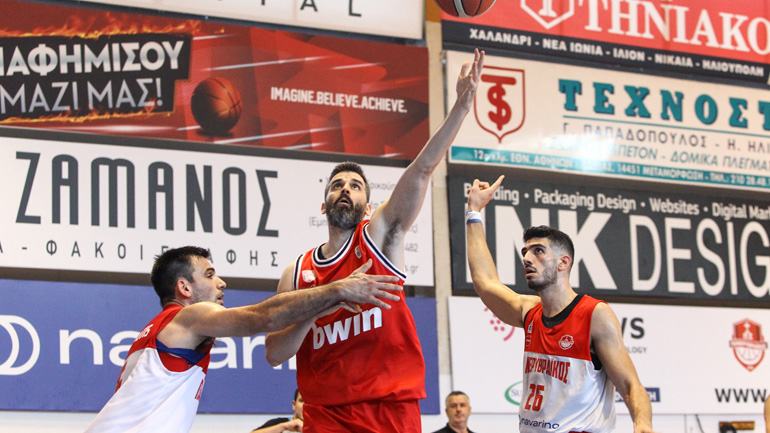 Πέρασε πρώτος ο Ολυμπιακός Β’ στην Α2, 91-76 τον Πανερυθραϊκό