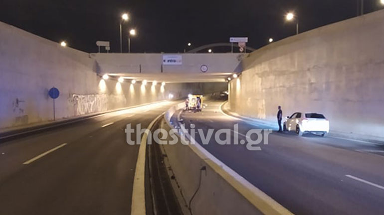 Τραγωδία στη Θεσσαλονίκη: Νεκρός μοτοσικλετιστής που οδηγούσε στο αντίθετο ρεύμα