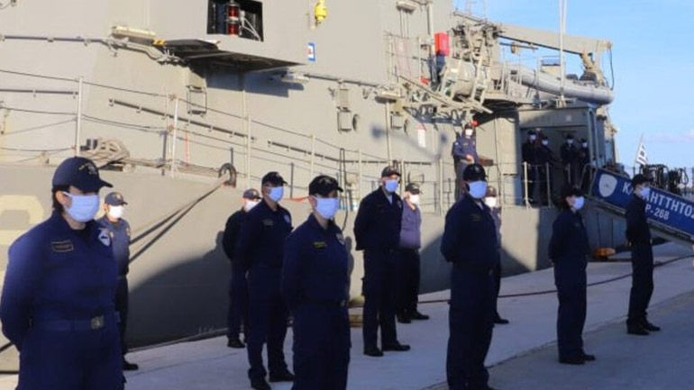 Παναγιωτόπουλος: Αίρεται το μέτρο της υποχρεωτικής απομόνωσης των πληρωμάτων των πολεμικών πλοίων