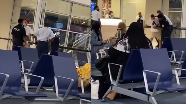 Ο ράπερ Josylvio δέχεται χαστούκι από αστυνομικό και συλλαμβάνεται στο αεροδρόμιο του Κουρασάο