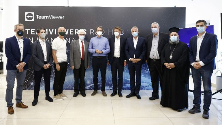 Ιωάννινα: Επίσκεψη Μητσοτάκη στην TeamViewer