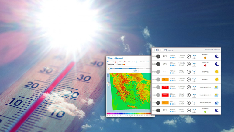 Στους 42 βαθμούς ο υδράργυρος