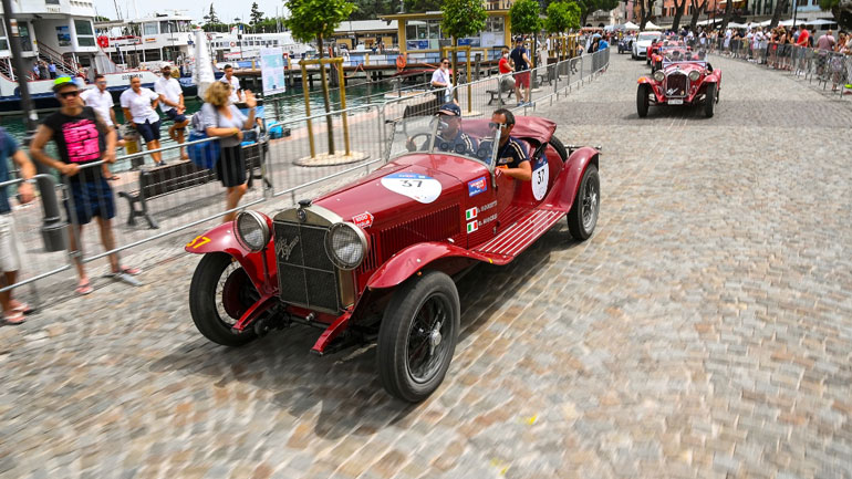 Πρώτη στο βάθρο του ιστορικού αγώνα «1000 Miglia» μια Alfa Romeo 6C 1750 Super Sport του 1929