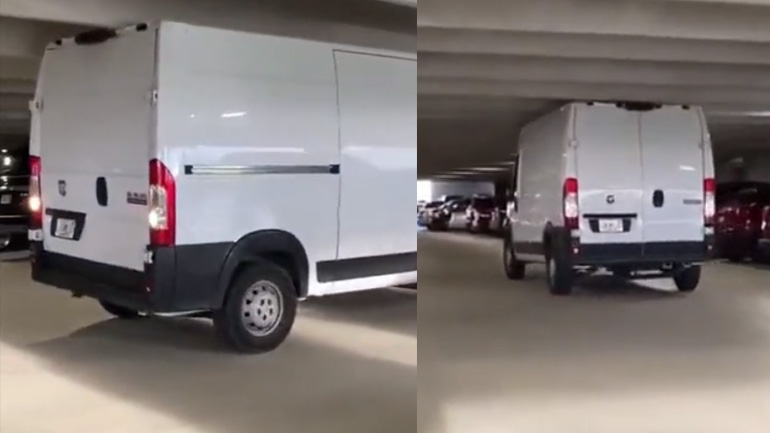 Bαν σε υπόγειο πάρκινγκ (fail)