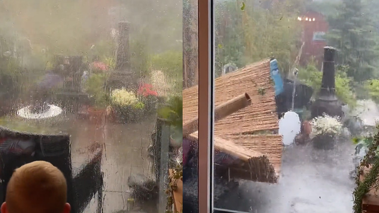 Πλύσιμο βεράντας σε ένα λεπτό (Ολλανδία)