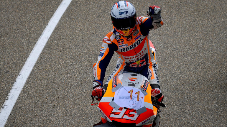Ενδέκατη συνεχόμενη νίκη στο Sachsenring για τον Marquez, ο οποίος είναι ο βασιλιάς του Ring.