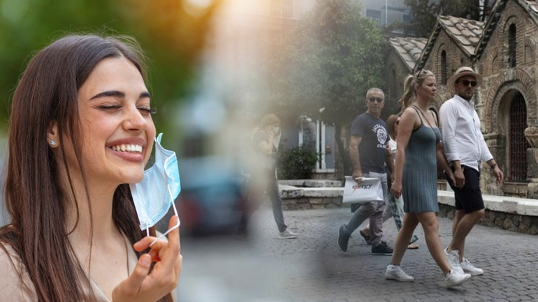 Τέλος στη χρήση μάσκας σε εξωτερικούς χώρους