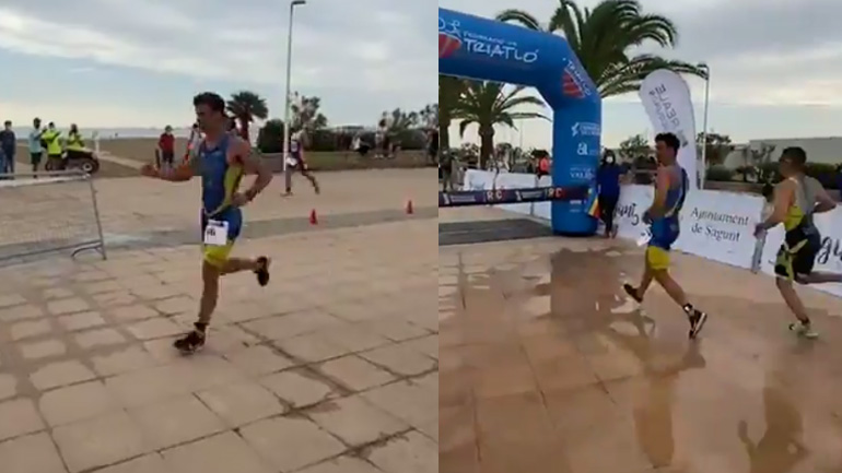 Αθλητής πανηγύρισε τη νίκη του πολύ νωρίς