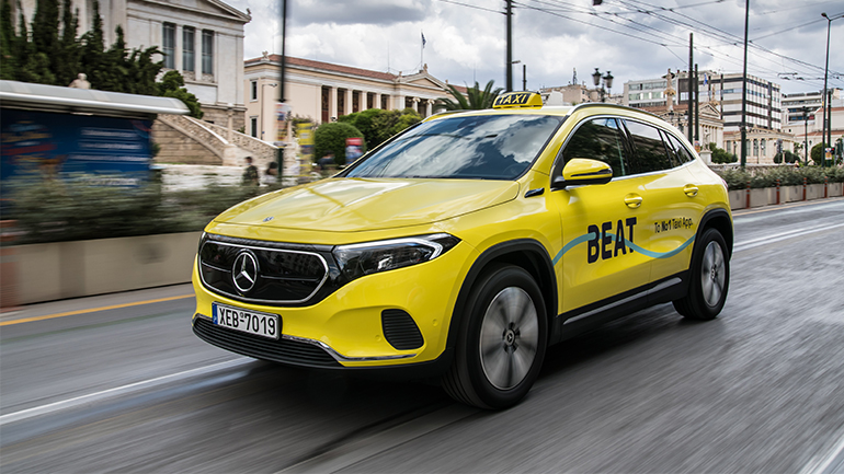 BEAT: Μηδενικό αποτύπωμα ρύπων έως το 2025 με προτεραιότητα στα ηλεκτρικά ταξί