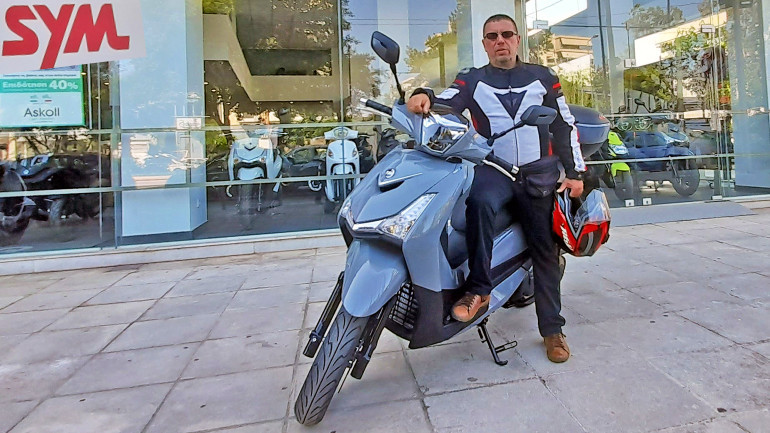 Στην άκρη της Ευρώπης με SYM HD 300