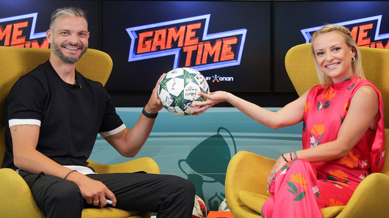 Ο Άγγελος Χαριστέας σκοράρει στο ΟΠΑΠ Game Time