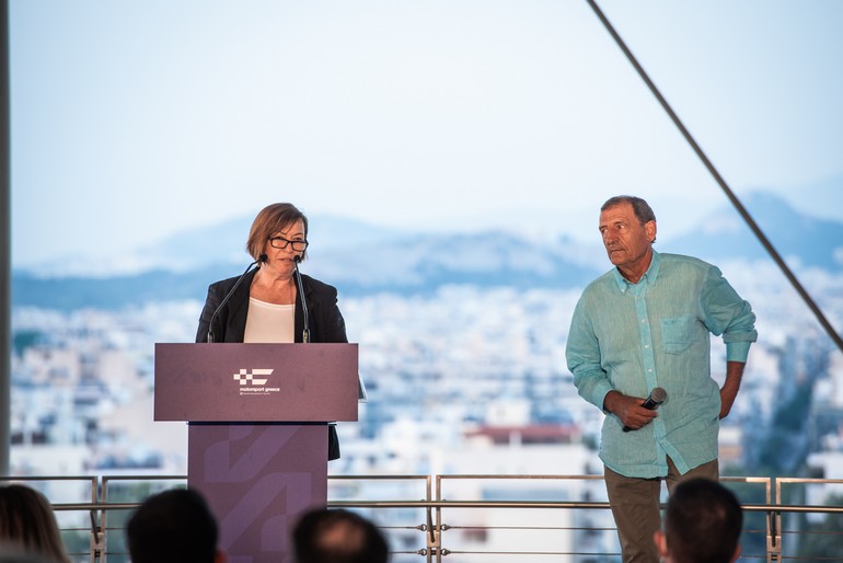 Η αλυτάρχης του Ράλι Ακρόπολις Ανίτα Πασσαλή