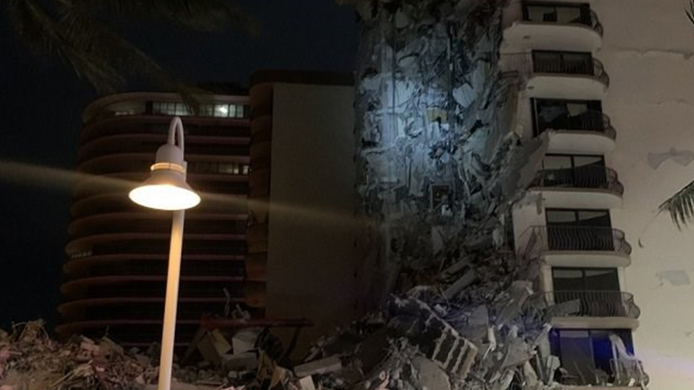 Βίντεο δείχνει τη στιγμή της κατάρρευσης κτηρίου στο Μαϊάμι – Στους 99 οι αγνοούμενοι