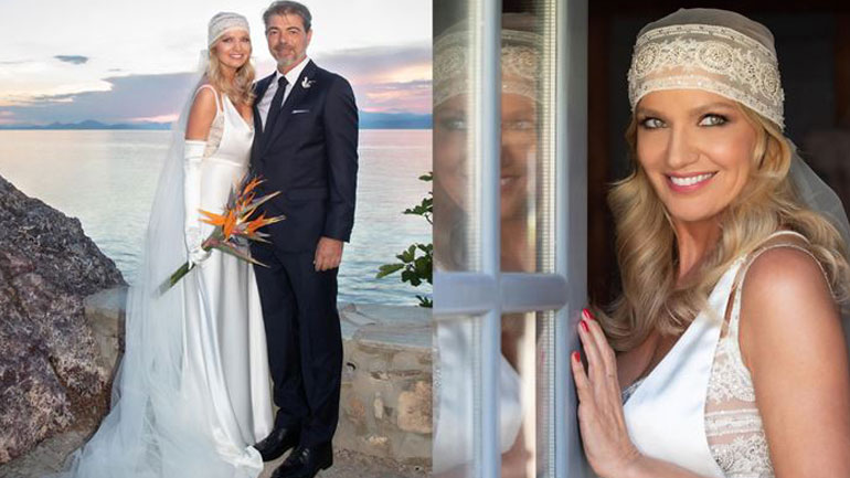 Το bridal look της Παναγιώτας Βλαντή με 30s αισθητική