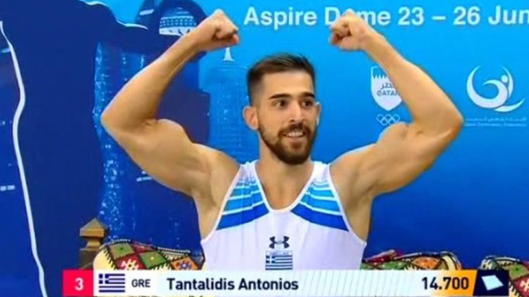 Παγκόσμιο Κύπελλο γυμναστικής: Χάλκινο μετάλλιο για τον Τανταλίδη στις ασκήσεις εδάφους