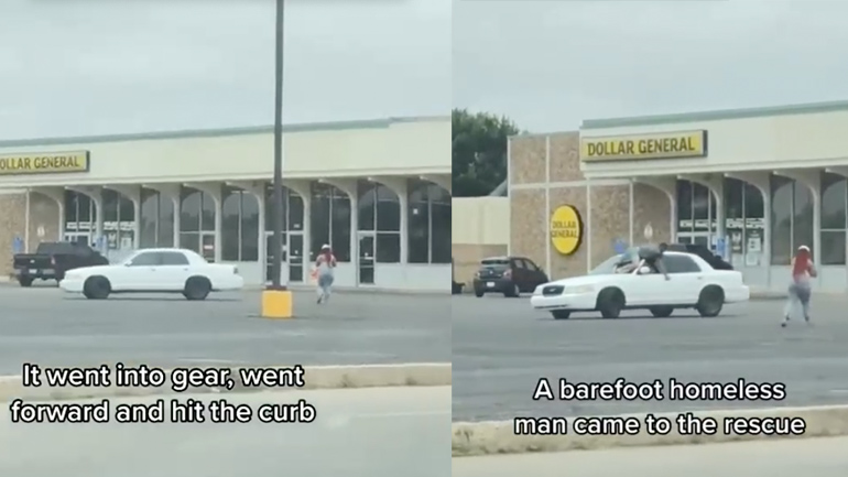 Aυτοκίνητο κάνει κύκλους