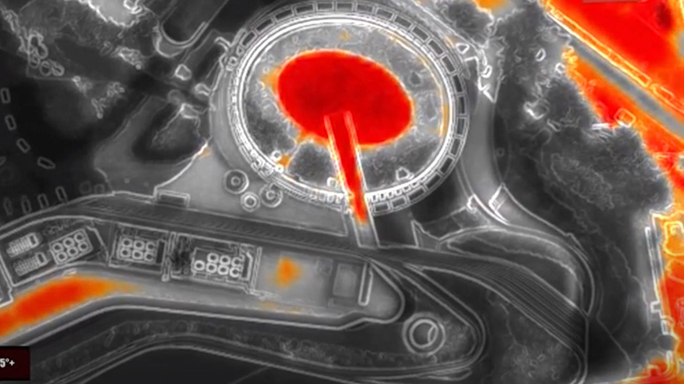 Πτήση με θερμική κάμερα πάνω από την Αθήνα εν μέσω καύσωνα