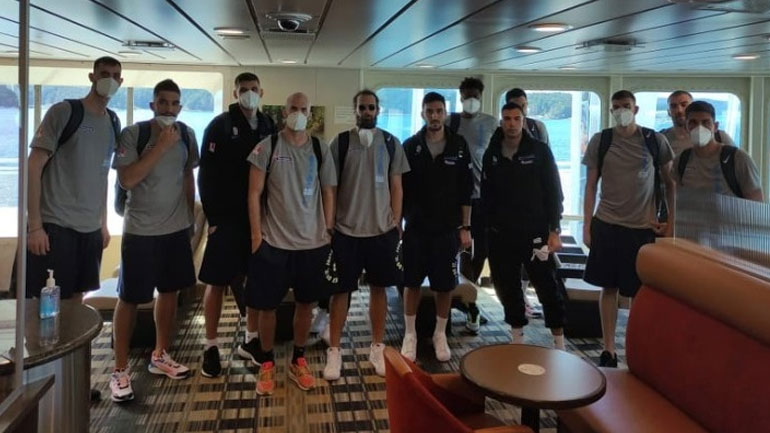 Έφτασε στη Βικτόρια η Εθνική ανδρών