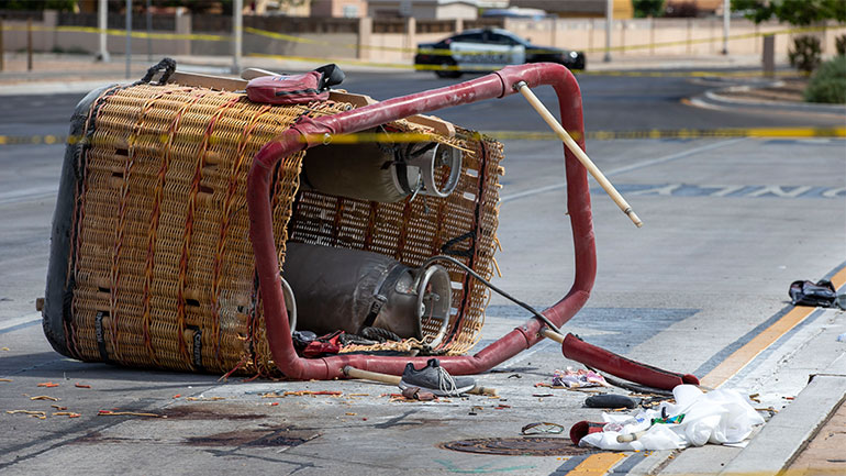 ΗΠΑ: Υπέκυψε ο πέμπτος από τους επιβαίνοντες στο αερόστατο που συνετρίβη στο Αλμπουκέρκι