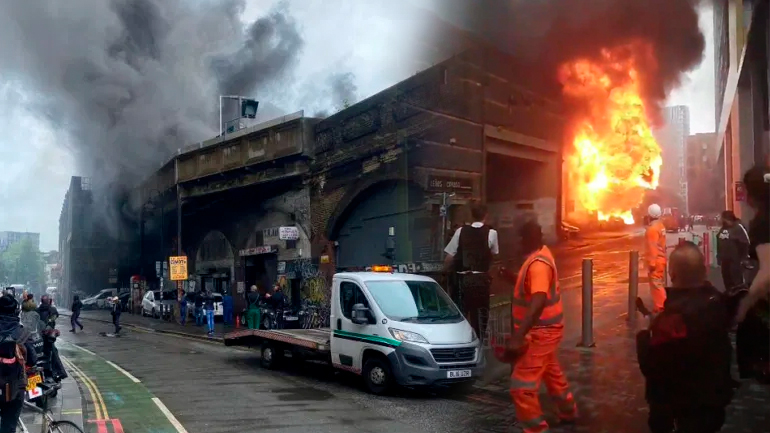 Μεγάλη φωτιά στο κεντρικό Λονδίνο
