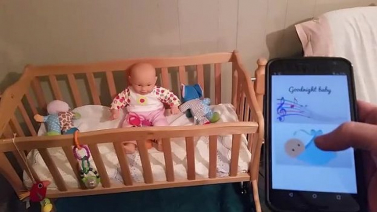 Ασύρματη κούνια για μωρά