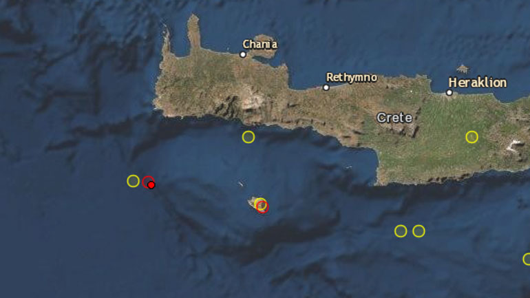 Σεισμός 3 Ρίχτερ στην Κρήτη