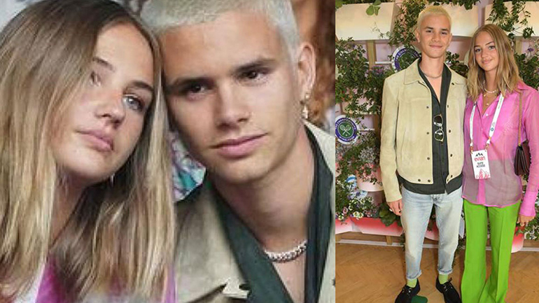 Romeo Beckham: Μαζί με τη σύντροφό του στις κερκίδες του Wimbledon