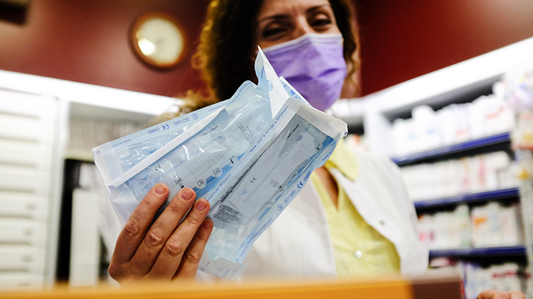 Διάθεση self tests από σήμερα έως και το Σάββατο 10 Ιουλίου μέσω φαρμακείων