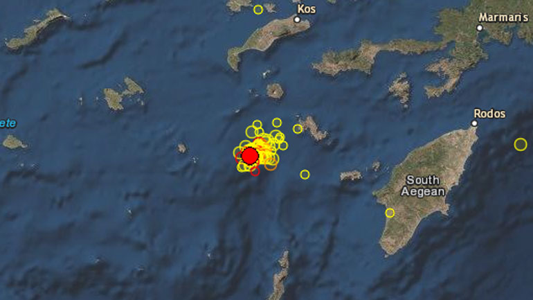 Σεισμός 3,1 Ρίχτερ στη Νίσυρο