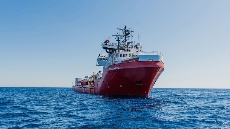 Γαλλία: Το πλοίο Ocean Viking διέσωσε 44 μετανάστες στη Μεσόγειο