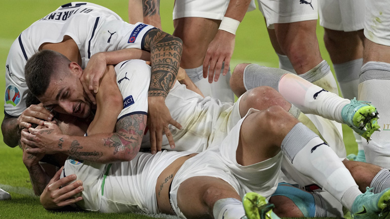 Στα ημιτελικά του Euro η Ιταλία, 2-1 το Βέλγιο