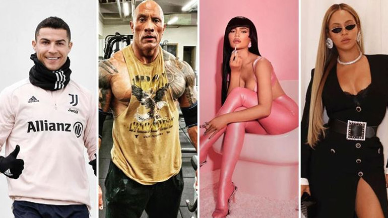 O Cristiano Ronaldo κατέκτησε την κορυφή της λίστας με τους πιο πλούσιους του Instagram