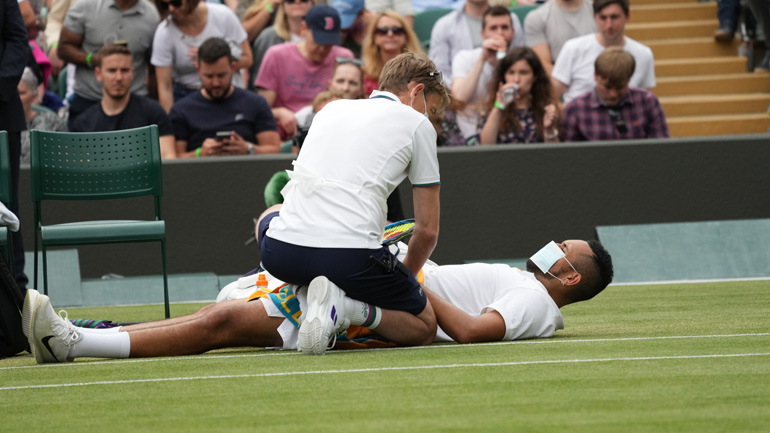 Γουίμπλεντον: Αποχώρησε τραυματίας ο Κύργιος