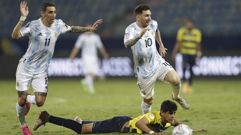 Copa America: «Πάρτι» της Αργεντινής με ηγέτη τον Μέσι, 3-0 τον Ισημερινό