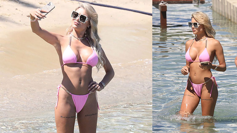 Αλεξάνδρα Παναγιώταρου: Ανεβάζει τη θερμοκρασία με την εμφάνισή της στη Μύκονο