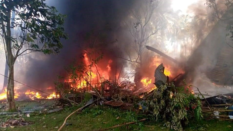 Η συντριβή του αεροσκάφους στις Φιλιππίνες δεν προκλήθηκε από επίθεση