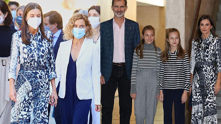 Βασίλισσα Letizia: Φόρεσε για τρίτη φορά το αγαπημένο της Victoria Beckham φόρεμα