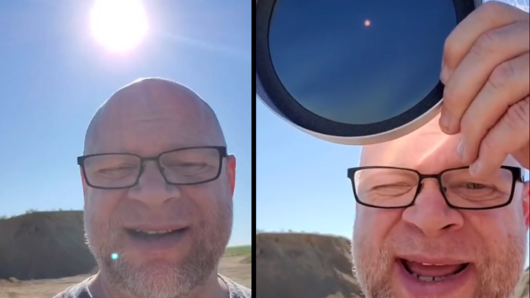 Το πραγματικό μέγεθος του ήλιου στον ουρανό