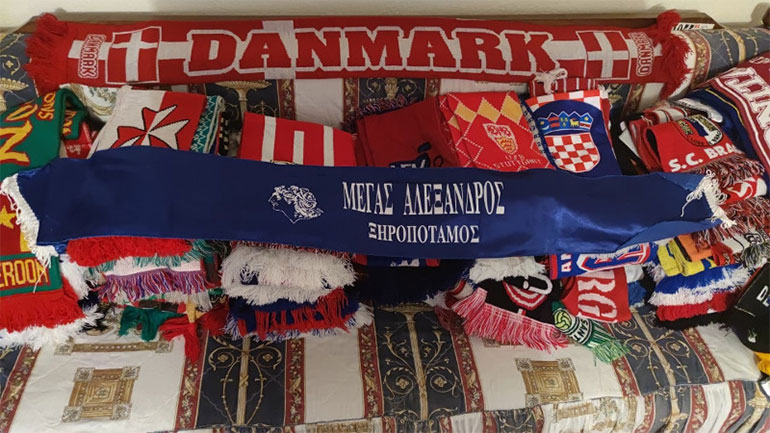 Θεσσαλονίκη: Συλλέγουν κασκόλ ομάδων από τη Φλώρινα μέχρι το… Θιβέτ