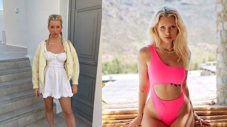 Lottie Moss: Η αδελφή της Kate Moss κάνει διακοπές στην Ελλάδα