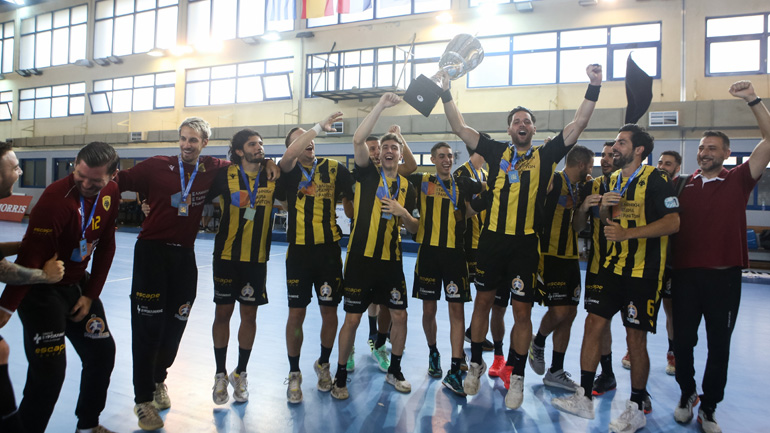 Χάντμπολ: Η ΑΕΚ πήρε το πρωτάθλημα και έκανε το τρεμπλ!