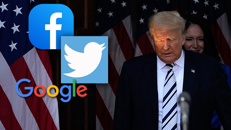 Ο Τραμπ μηνύει Facebook, Google και Twitter