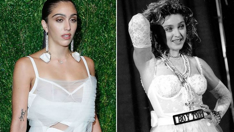 Η Lourdes φοράει το νυφικό της Madonna από το «Like A Virgin» και κλέβει τις εντυπώσεις